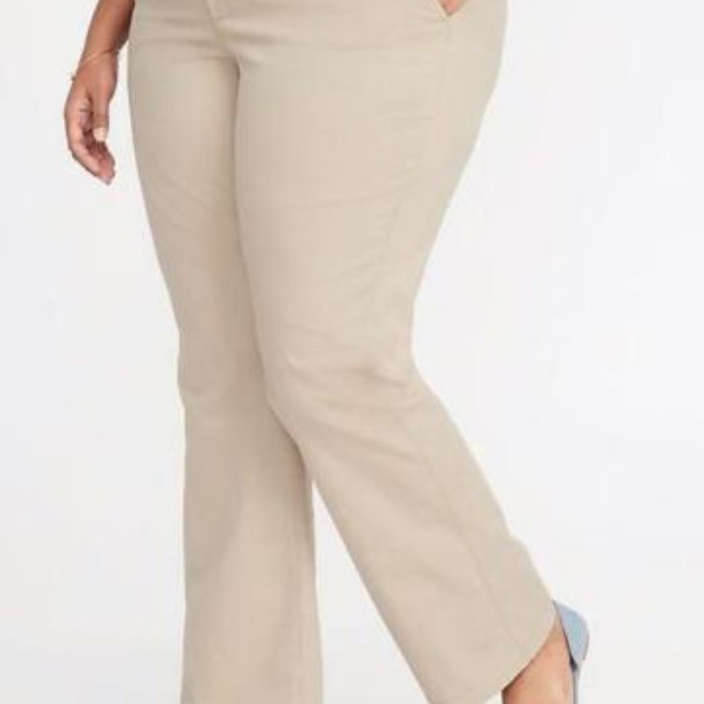 Secret-Slim Plus Sized Khakis